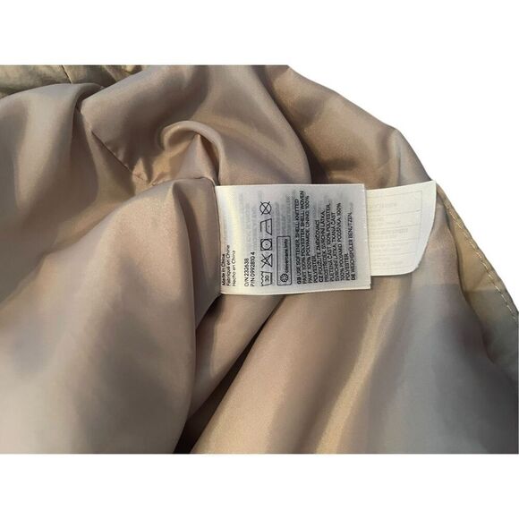 H&M Mens Beige Long Sleeve Sherpa Lined Full Zip Fleece Jacket Size Medium - Picture 3 of 9